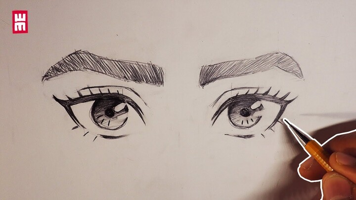 How to Draw ANIME EYES: Female and Male in Pencil - Drawing Tutorial (step by step) - Bilibili How to Draw ANIME EYES: Female and Male in Pencil - Drawing Tutorial (step by step) - Bilibili