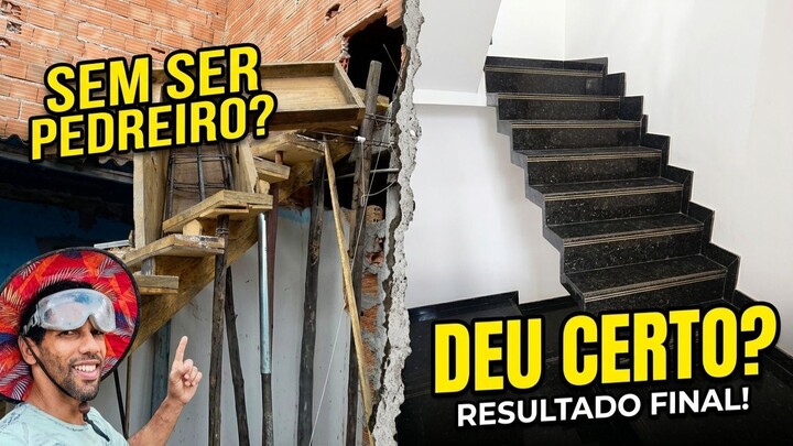TENTEI FAZER UMA escada vazada
