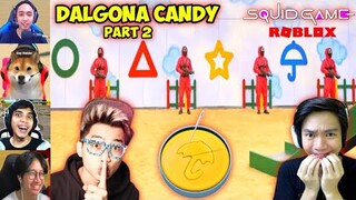 REAKSI FROST DIAMOND & MIAWAUG BERMAIN SQUID GAME DALGONA CANDY PART 2 | Roblox Indonesia