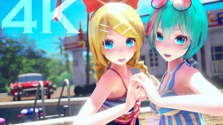 [4K60FPS/MMD] Miku & Rin| Summer Idol