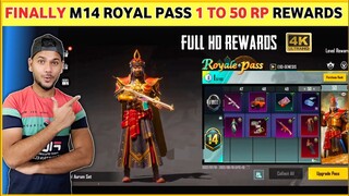 Finally 😍 Month 14 Royal Pass 1 TO 50 Rewards | M14 RP Bgmi | M14 Royal Pass