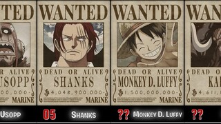 ONE PIECE All Bounties