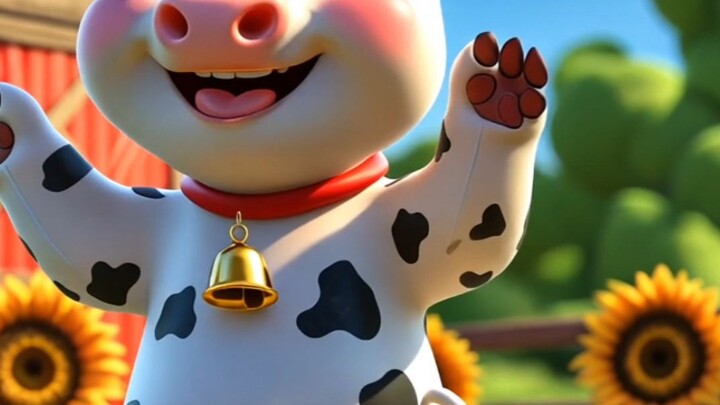 Apt apt song #farmfun #viralshort #shorts #foryou #fyp #cow #kidssong #viralreels #trendingshorts