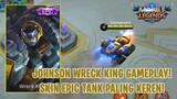 Johnson Wreck King Epic Skin Gameplay (Lebih Keren Dari SABER SQUAD!) - Mobile Legends