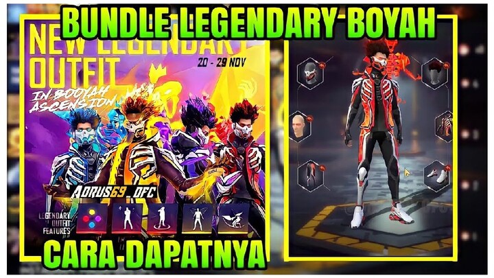 CARA MENDAPATKAN BUNDLE LEGENDARY BOYAH DAY 2.0, BUNDLE GRATIS, TOP UP BONUS, EVENT GRATIS BOYAH DAY