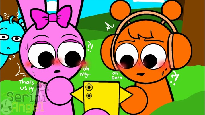 Oren 和 Pinki 发现了他们的尴尬关系？！- 第二部分 - Sprunki Incredibox