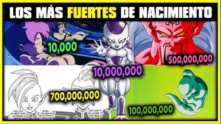 LOS PERSONAJES MÁS PODEROSOS DE NACIMIENTO EN EL UNIVERSO DE DRAGON BALL SUPER | Z | ANZU361