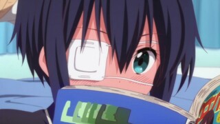 When Rikka found Yuta's little notebook under the bed...