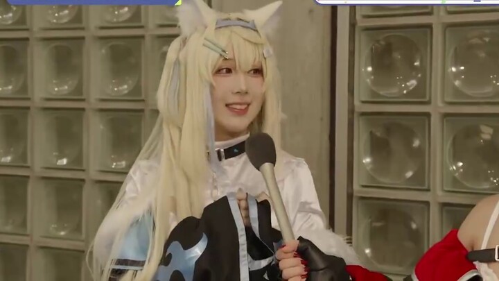 Saya melihat cosplayer FuwaMoco yang lucu di tempat tersebut! Tapi dua cosplayer utama bukanlah Gemi