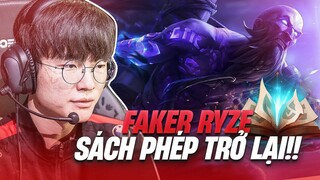 T1 FAKER RYZE VS FIORA, QUYỀN NĂNG VŨ TRỤ MANG SÁCH PHÉP TRỞ LẠI ĐƯỜNG GIỮA (LMHT)12.13