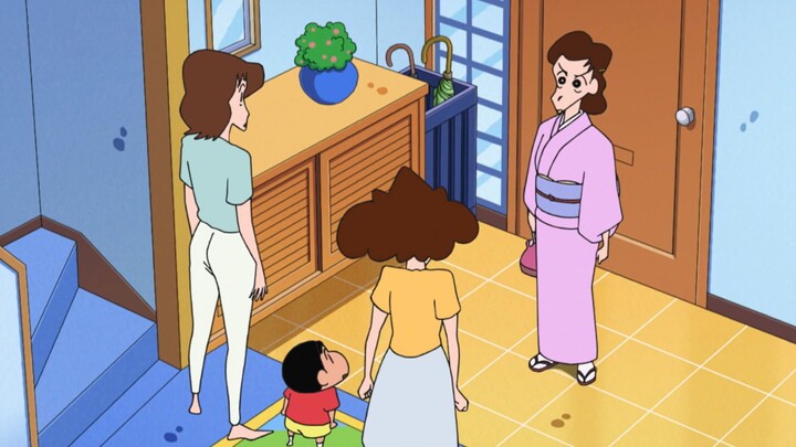 Crayon Shin-chan: The three Koyama sisters reunite—Shin is a tomboy, Misae is lucky, and Nene is so 