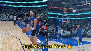 Steph and Klay Cant Missed Pre Game Shooting🔥
