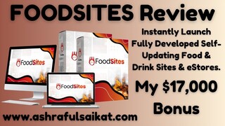 FOODSITES Review - Create Stunning Food & Drink Sites (By Art Flair)