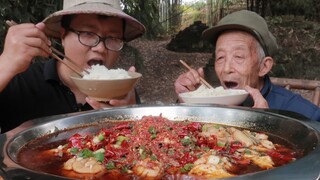 [Makanan]|Masak Otak Babi Kuah Pedas!