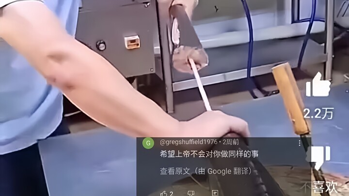 外网热议中国厨师掰断鱼尾爱鱼人士破防，2500万人浏览，网友：上帝会惩罚你的