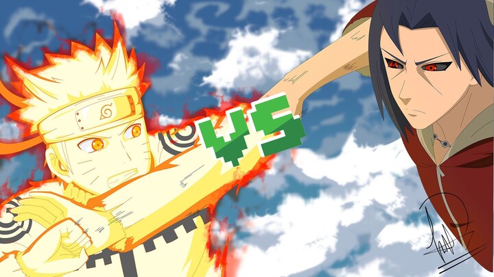 NARUTO VS KING ITACHI GAMEPLAY NARUTO DUEL X7