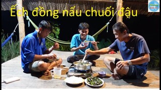450 | Món ngon miền tây ếch nấu chuối đậu | a frog