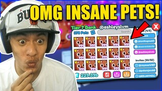 GRABE ang DAMING 'HUGE DOG'  neto sa BANK! ROBLOX PET SIMULATOR X