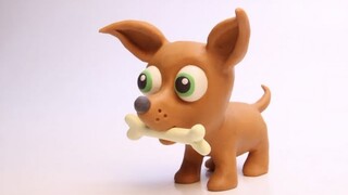 Super cute doggie Stop motion cartoon for children - BabyClay