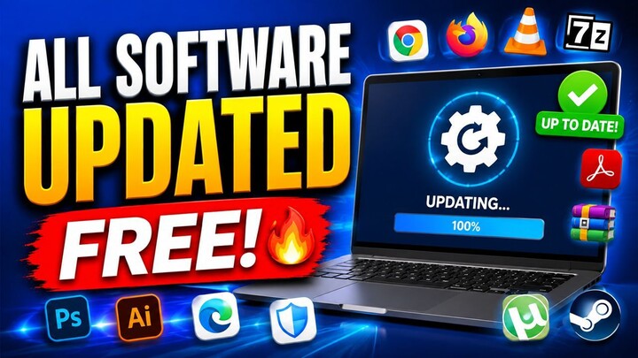Update All Your PC Software to the Latest Version for FREE – One Click!