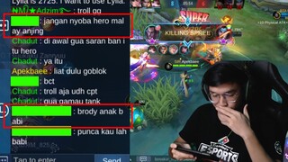 PICK BRODY TERUS KENA "MALAY ANJ**G" ? MEREKA BILANG SAYA TROLL !! AKHIRNYA MEMBANTAI BOSS !! MLBB