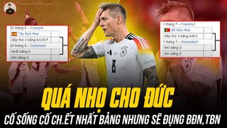 QUÁ NHỌ CHO ĐỨC: CỐ SỐNG CỐ CHẾT NHẤT BẢNG NHƯNG SẼ ĐỤNG BỒ ĐÀO NHA, TÂY BAN NHA Ở NHÁNH TRÊN
