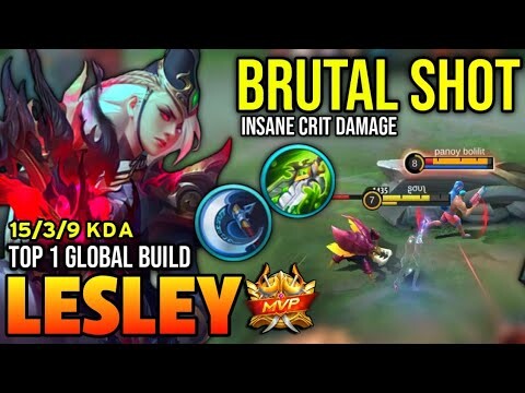 LESLEY BEST BUILD 2022 | BUILD TOP 1 GLOBAL LESLEY GAMEPLAY | MOBILE LEGENDS ✓