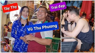 Tây Thy ghé thăm Vũ Thu Phương chọc ghẹo Trai đẹp - Ẩm thực Cha Rồng