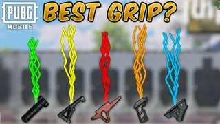 Which is the Best Grip in PUBG Mobile/BGMI (Tips and Tricks) Guide/Tutorial 2022