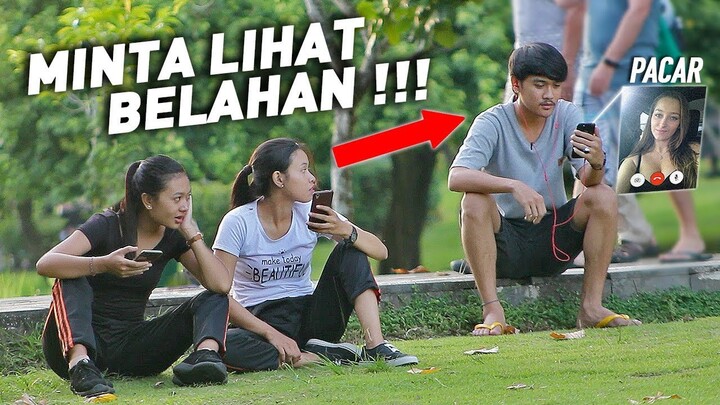 VIDEO CALL SAMA PACAR - MINTA LIHAT BELAH4NNYA !!