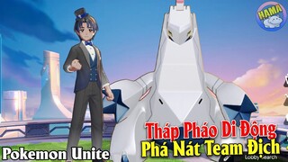 Pokemon UNITE - Tháp Pháo Di Động Bắn Splash Canon Sập Mí Mắt Team Địch