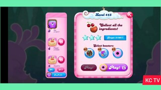 CANDY CRUSH SAGA LEVEL 445 (NEW VERSION)