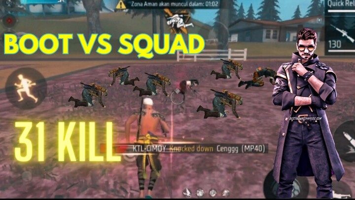 BOOT VS SQUAD AUTO KILL 31  https://youtube.com/@BocilAloxgaming