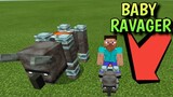 BABY RAVAGER IN MINECRAFT PE
