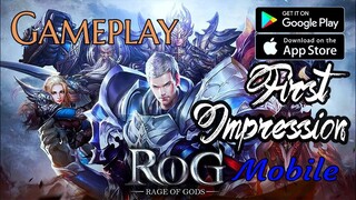 Rage of Gods ROG Review First Impression Gameplay