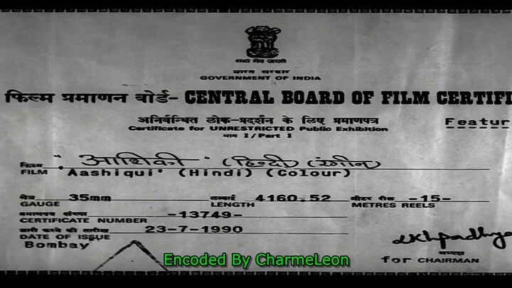 Aashiqui by by Rahul Roy & Anu Aggarwal (1990)