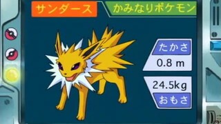 オーキド博士のポケモン講座(サンダース)