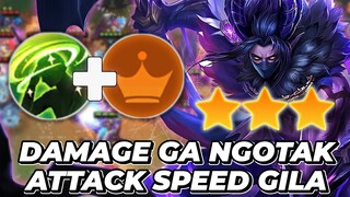 Eva 1 + Prince!! Damage Ga Ngotak + Attack Speed Gila Musuh Auto Rata!! Magic Chess Mobile Legends