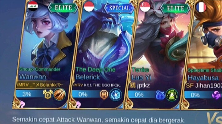 User Wanwang mana suaranya banh