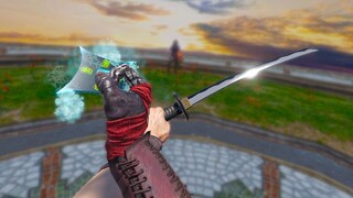 THIS NEW NINJA WEAPON PACK IS CRAZY in Blade and Sorcery VR