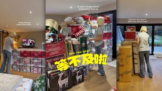 老妈已经等不及要过圣诞节啦🎄