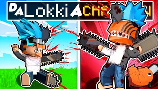 Da UMANO a CHAINSAW MAN e POCHITA su ROBLOX ITA!!