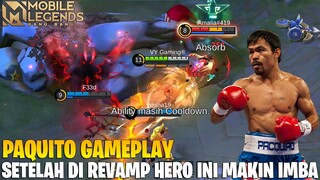 PAQUITO REVAMP GAMEPLAY - FIGHTER INI JADI MAKIN IMBA! SHIELD NYA BISA SETENGAH HP! MOBILE LEGENDS