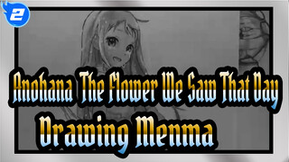 [Anohana: The Flower We Saw That Day] Drawing Menma with Pencil_2