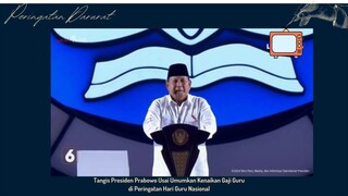 Tangis Presiden Umumkan Kenaikan Gaji