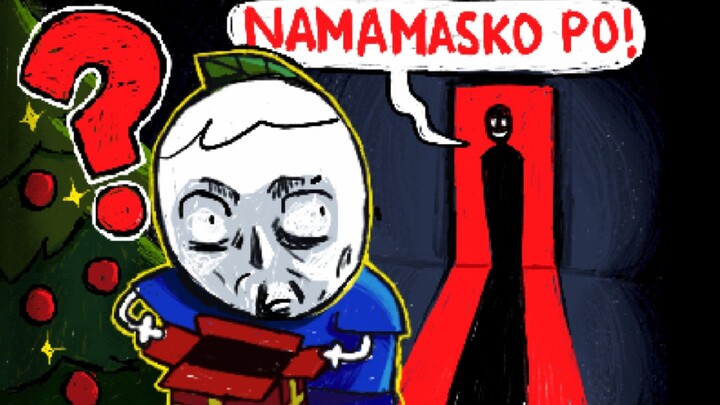 FIRST GHOST ENCOUNTER sa CHRISTMAS pa?! | pinoy animation