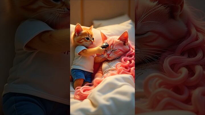 The real love was a cat away closer than he ever imagined الترجمة العربية