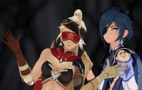 [เก็นชินอิมอิมแพกต์MMD]✦Worth It✦Kaiya&Lingwind Hunter✦