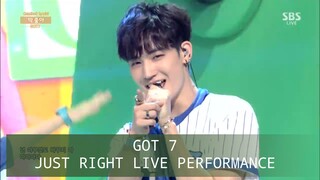 GOT 7 JUST RIGHT LIVE PERFORMANCE