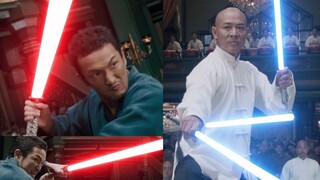 Star Wars Lightsaber Version of "Fearless" Three-section Lightsaber VS Japanese Lightsaber!!!